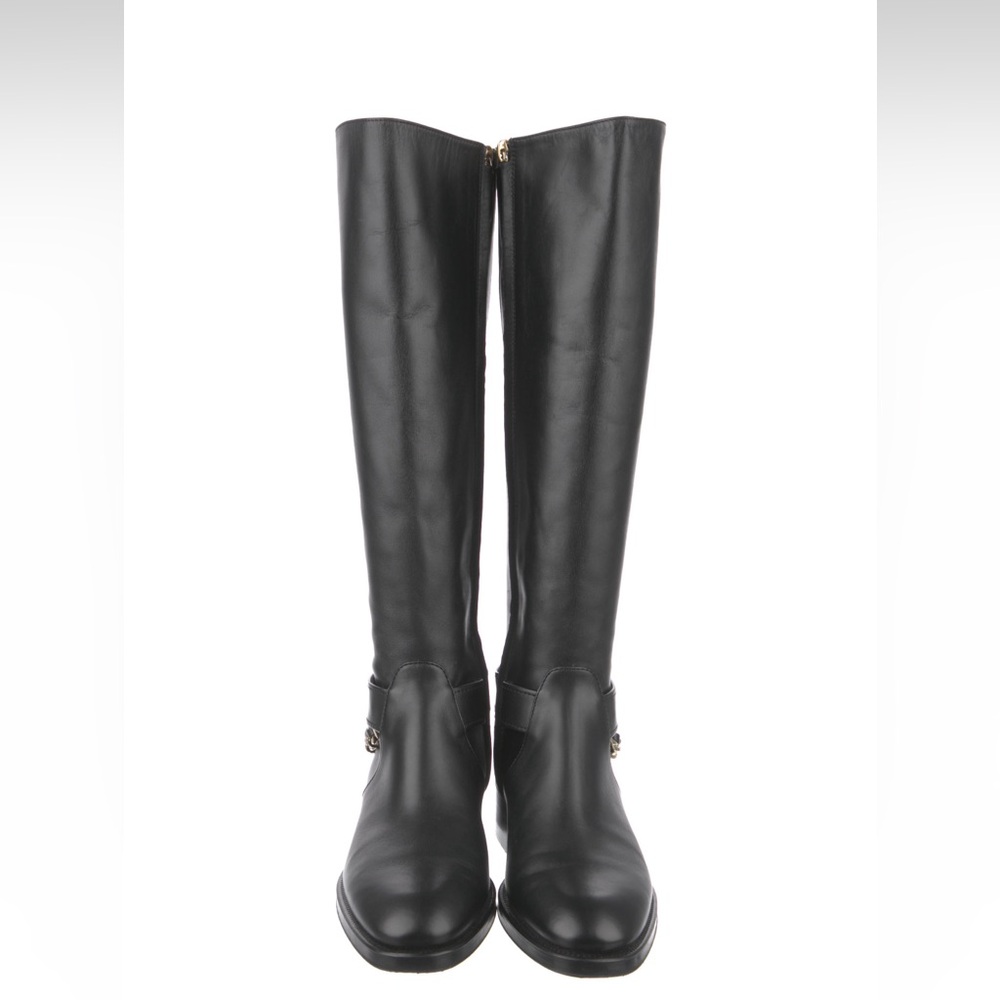 Chanel Interlocking CC Logo Ridding Boot